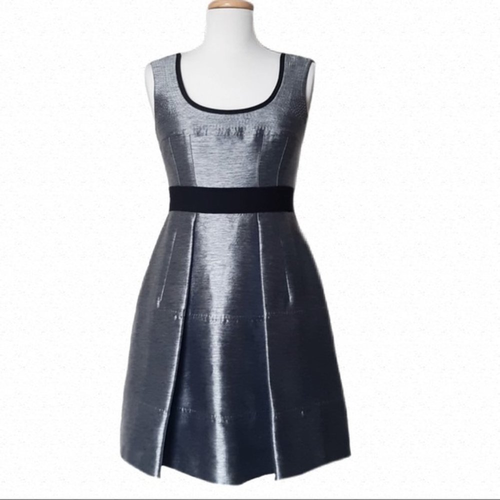 TABLE EIGHT Floral Print Pleated Dress Made in Australia